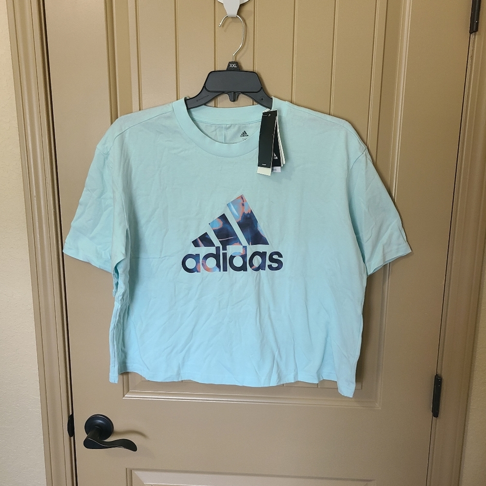 Adidas crop tshirt